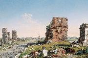 Conrad Wise Chapman Via Appia oil painting on canvas